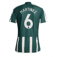 Pánský Fotbalový dres Manchester United Lisandro Martinez #6 2023-24 Venkovní Krátký Rukáv